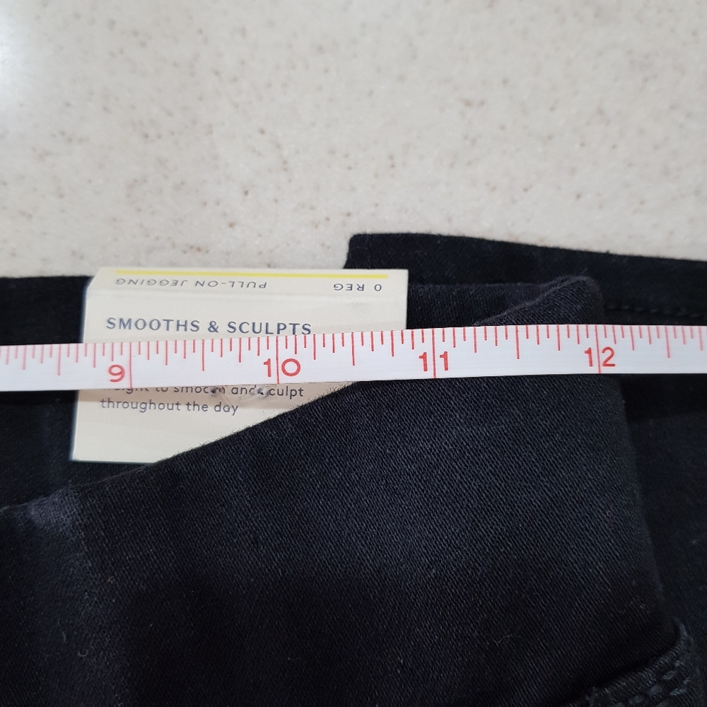 NWT UNIVERSAL THREAD Skinny Legs Black Denim Pull On Jegging Jeans Pants 0 25 - Picture 6 of 9